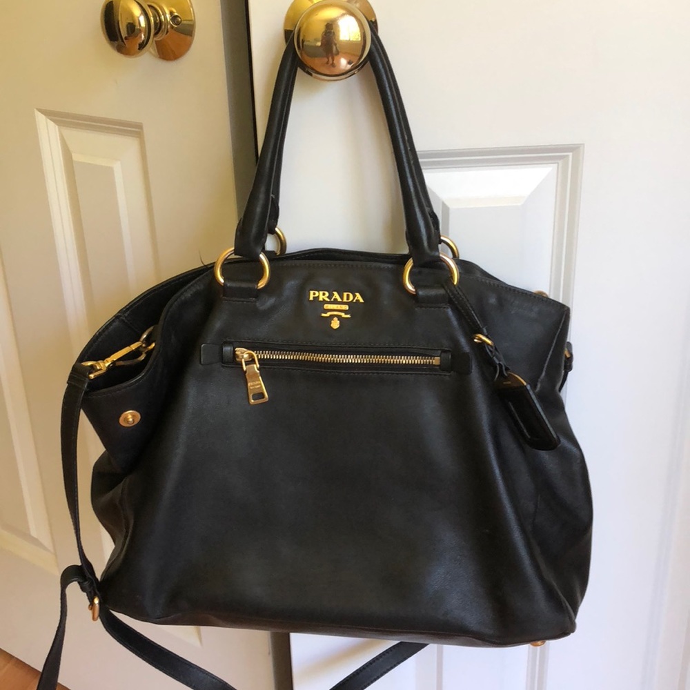 Authentic PRADA serefino leather